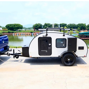 Mini camping-car pliable 4x4 moderne en forme de larme avec salle de bain, conforme aux normes australiennes pour le camping en extérieur - Product Image 1
