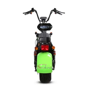 Motocicletta elettrica 1500w eec 2000w scooter elettronico citycoco scooter con scooter eec