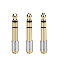 Adaptateur audio 2026 de 3,5 mm à 6,35 mm, convertisseurs jack 6,5 mm et 3,5 mm, connecteur mâle-femelle, prise casque 6,3 mm, électronique grand public