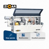 ZICAR travail du bois coupe fine 5 fonctions bagueuse de bord MF50G pour panneau MDF meubles en bois plaqueuse de bord entièrement automatique