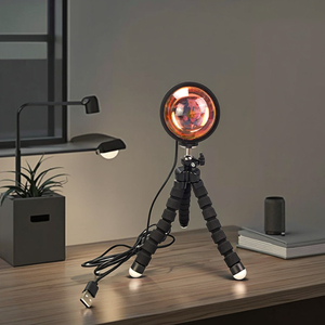 Lámpara de Proyección de Atmósfera GL-XYDBZY de 16 Colores con Control Remoto, Trípode Ajustable, <span class=keywords><strong>Luz</strong></span> de Atardecer, <span class=keywords><strong>Luz</strong></span> RGB, Lámpara de Atardecer - Product Image 1