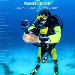 HONGDAK para GoPro <span class=keywords><strong>Hero11</strong></span> <span class=keywords><strong>Black</strong></span> <span class=keywords><strong>Mini</strong></span>, Carcasa Protectora Impermeable con Hebilla, Soporte Básico y Tornillo - Product Image 3