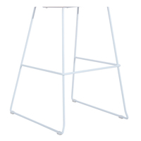 Tabouret de bar empilable commercial avec assise en PP et base en acier massif pour pub, restaurant, café