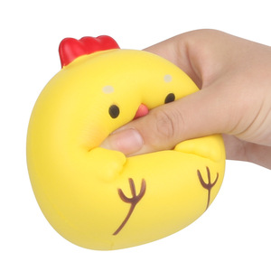 Cute Chicken <b>Squishy</b> Toy TPE Stress Relief Fidget Toy For Kids Age 2 To 4 Years Unisex Decorative Gift - Product Image 4