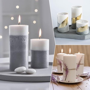 Moldes de Silicona para Hacer Velas de 4 y 3.5 Pulgadas - Product Image 1