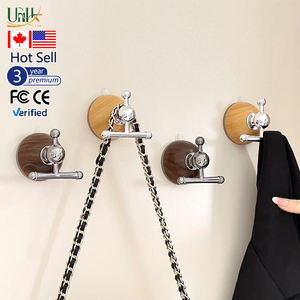 <span class=keywords><strong>Porte</strong></span>-<span class=keywords><strong>manteau</strong></span> <span class=keywords><strong>mural</strong></span> en noyer, <span class=keywords><strong>porte</strong></span>-<span class=keywords><strong>manteau</strong></span> de couloir avec <span class=keywords><strong>porte</strong></span>-vêtements multifonctionnel - Product Image 2