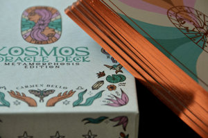 Cartas de <span class=keywords><strong>Tarot</strong></span> ecológicas con impresión personalizada, cartas de <span class=keywords><strong>Tarot</strong></span> de papel de cubierta de oráculo, afirmación positiva con guía y caja inferior de tapa - Product Image 2