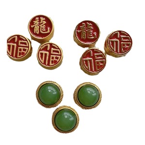 ลูกปัดลายมังกรสไตล์จีนโบราณ สีทองด้าน ขนาดเส้นผ่านศูนย์กลาง 10.6 มม. สำหรับทำเครื่องประดับ DIY ลูกปัดเว้นวรรคสำหรับทำสร้อยข้อมือ - Product Image 3