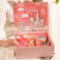 Boîte cadeau Wenchuang personnalisée 3D marée nationale style anime nouvel an emballage compagnon cadeau flip boîte cadeau en trois dimensions