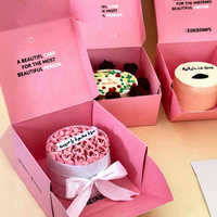 Prix d'usine Boîtes en carton personnalisées pour desserts, faveurs de mariage, emballage de cupcakes, boîte à gâteaux pour la Saint-Valentin