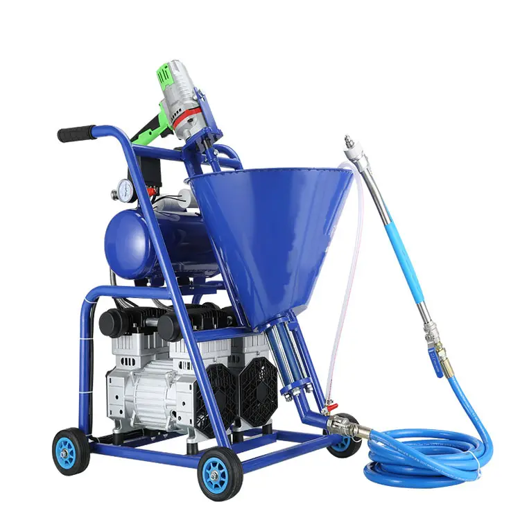 Multifunction putty plaster cement real stone paint grouting spraying machine