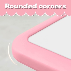 Ensemble table et chaise d'étude modernes réglables en hauteur pour enfants, meubles <span class=keywords><strong>de</strong></span> maison en MDF, ensemble table et chaise pour tout-petits pour les jardins d'enfants - Product Image 4