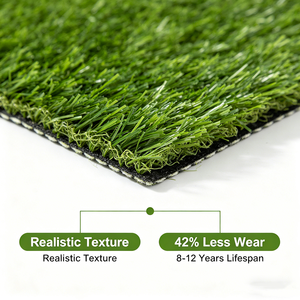 <span class=keywords><strong>Gazon</strong></span> artificiel tissé <span class=keywords><strong>anti</strong></span>-UV en rouleau, sans entretien, écologique, pour la décoration de balcon - Product Image 5