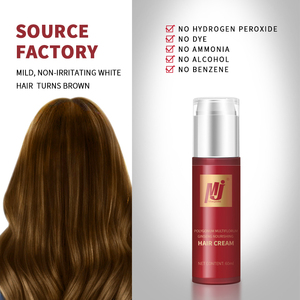 Crema Professionale per Cambiare il Colore dei <span class=keywords><strong>Capelli</strong></span>, Autentica e Senza Risciacquo, da Bianco a <span class=keywords><strong>Castano</strong></span> Scuro, Cioccolato, Caffè - Product Image 2