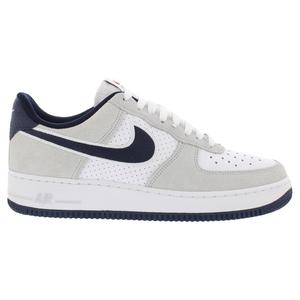 Zapatillas Unisex Nike Air Force 1 '07 LV8 de Cuero, Color Blanco Obsidiana y Platino Puro, Estilo Baloncesto - Product Image 1