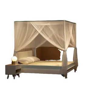 Venda quente dossel cama romântica luxo dossel cama para acampamento ao ar livre princesa cama moustiquaire