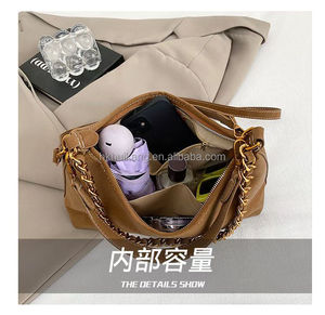 Prix d'usine en gros, sacs à main pour femmes, personnalisation, sac à main de luxe en daim, fermeture éclair, imperméable, pochette française, sac à bandoulière - Product Image 6