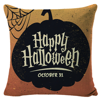Housse de coussin décorative pour Halloween, pour la maison, l'hôtel, l'hôpital, anti-boulochage, anti-acariens, anti-statique, 100% polyester