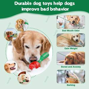 Juguetes agresivos para masticar perros para juguetes interactivos para masticar perros para entrenamiento y Limpieza de dientes para juguetes agresivos para masticar perros - Product Image 3