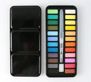 Nouveauté : Ensemble de peintures <span class=keywords><strong>à</strong></span> l'<span class=keywords><strong>aquarelle</strong></span> solides 12/18/24/36 couleurs, pigments pour enfants, artistes et débutants - Product Image 3