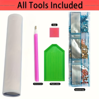 Kit de Peinture Diamant 5D Peint à la Main en Gros, Portrait Arbre Porte-Bonheur Coloré, Cadeau DIY, Personnalisé OEM/ODM en Usine