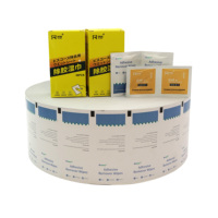 Lingettes décollantes stériles, résistantes à l'humidité, recyclables, avec revêtement PE, pour produits en papier et emballages