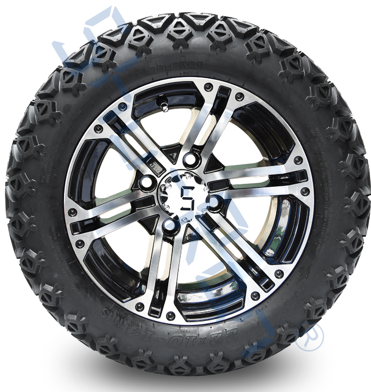 กลึง/สีดำเงา