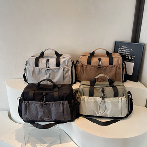 Fitness Bag Large Capacity 20-35L Wet Dry Separation Travel Sports Yoga Shoulder Hand Crossbody Unisex Black Gray Khaki - Product Image 3