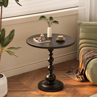 Table de chevet pour salon et chambre, table d'appoint, table d'angle ronde, table basse durable