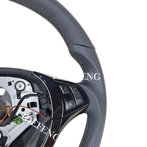 Volante de Fibra de Carbono Negro Piano 100% Real con Cuero Nappa para <span class=keywords><strong>BMW</strong></span> Serie 3 E82 E84 E87 X1 E90 <span class=keywords><strong>320d</strong></span> <span class=keywords><strong>E92</strong></span> E93 320i - Product Image 4