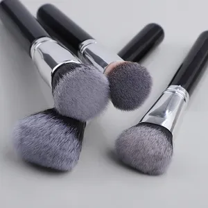 Professional Good Quality Makeup Brush Set Black 30pcs Customized OEM Color Logo Powder Foundation Contour Eyebrow Brushes Set