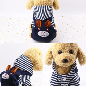 Shine And Shine Pet Hoodie Winter Warm <b>Clothes</b> <b>For</b> Dogs <b>Cats</b> Polka Dot Pattern Leisure Style - Product Image 5