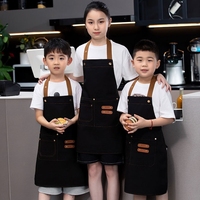 Tablier en toile personnalisé, imperméable et résistant à l'huile, pour enfants, avec impression, pour dessin artisanal parent-enfant, pour la maternelle et la cuisine