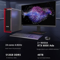 En stock, station de travail graphique Lenovo ThinkStation P5 Tower, processeur Intel Xeon W3, édition et rendu vidéo, ordinateur de bureau PC