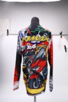 Style d'animation Impression personnalisée T-shirt unisexe en tricot à manches longues Doux Confortable Respirant Séchage rapide Bon rapport qualité prix