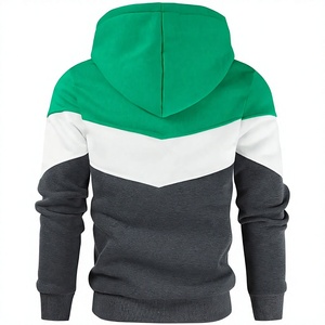 Sudadera con Capucha para Hombre, Color Sólido, Corte Regular, Informal, Tejida, 100% Algodón, Transpirable, para Invierno - Product Image 3
