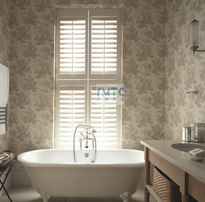 YMTC volets Plantation volets stores de fenêtre facile bricolage Installation <span class=keywords><strong>intérieur</strong></span> volets <span class=keywords><strong>intimité</strong></span> stores pour cuisine bain chambre - Product Image 3