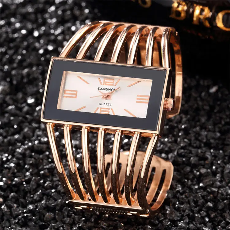 Женские кварцевые часы с браслетом из розового золота, 2020
