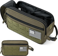 Pochette Tactique Molle EDC Imperméable OEM en Gros pour Salle de Bain, Trousse de Toilette et de Rasage Personnalisée