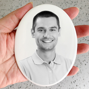 Cá nhân gốm ảnh cho bia mộ không thấm nước hình ảnh khung cho mộ tùy chỉnh nghĩa trang bia mộ hình ảnh tưởng niệm ảnh - Product Image 6