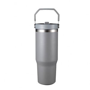 Gobelet de voyage portable en acier inoxydable avec poignée latérale, gobelet isotherme à double paroi de 30 oz pour les boissons quotidiennes - Product Image 5