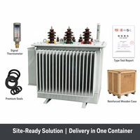 S13 500KVA Tam Bakır Sargılı Yağlı Tip Dağıtım Trafosu 20kV/0.4kV 3 Faz Enerji Tasarruflu IEC CE