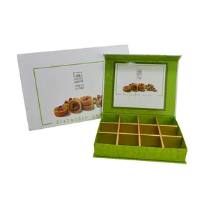 Neues Design Deluxe-Geschenkverpackung 6 8 12 Teiler süßigkeiten Plätzchen süße Schachteln Verpackung Dessert Bäckerei Geschenkbox