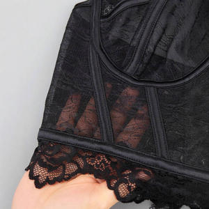 Sommer Spitze bestickt Transparent Sexy Plus-Size Spicy Girl Fishbone-Stil Korsett - Product Image 4