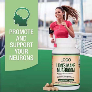 60/120 Capsules de Champignon Biologique 500mg 1000mg Extrait d'Hericium Erinaceus Champignon Crinière de Lion Capsules d'Extrait de Champignon Crinière de Lion - Product Image 3