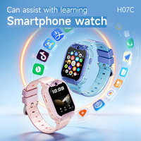 Reloj Inteligente Android 4G para Niños con Correa de Silicona Cuadrada Impermeable IP67, Pantalla Táctil Magnética, Videollamada, Botón SOS y Posicionamiento