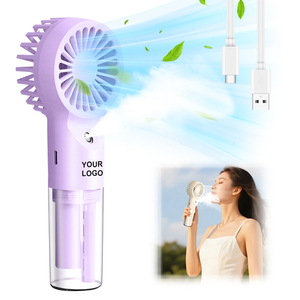 0728 Usb Rechargeable <b>Spray</b> Misting Fan 3 in 1 Handheld Cooling with Water <b>Bottle</b> <b>Mini</b> Fans Portable - Product Image 1