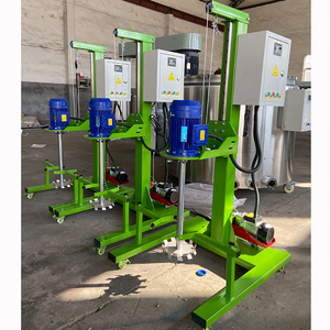 Small Test Lab Economic Manual Lift High Speed Agitator Dissolver Disperser for <strong>Science</strong> Experiments - Product Image 3