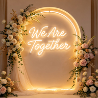 Enseigne néon personnalisée en usine, enseigne lumineuse LED néon, enseigne lumineuse pour mariage, décoration « Marry Me », toile de fond de réception, entrée d'événement, affichage de logo néon