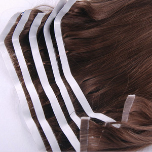 KSWIGS - Extensiones de Cabello con Cinta Adhesiva de Doble Trama, Ultra Resistentes, con Pegamento de Seda, Cutícula Alineada, Cabello Humano Brasileño - Product Image 6